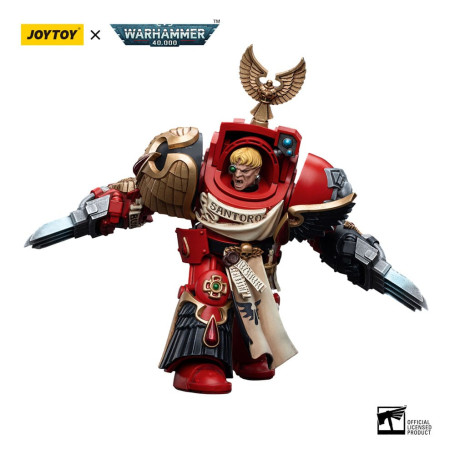 JoyToy Space Marine - Angeli del Sangue - Terminatori d'assalto Sergente Santoro 1/18 - Warhammer 40K