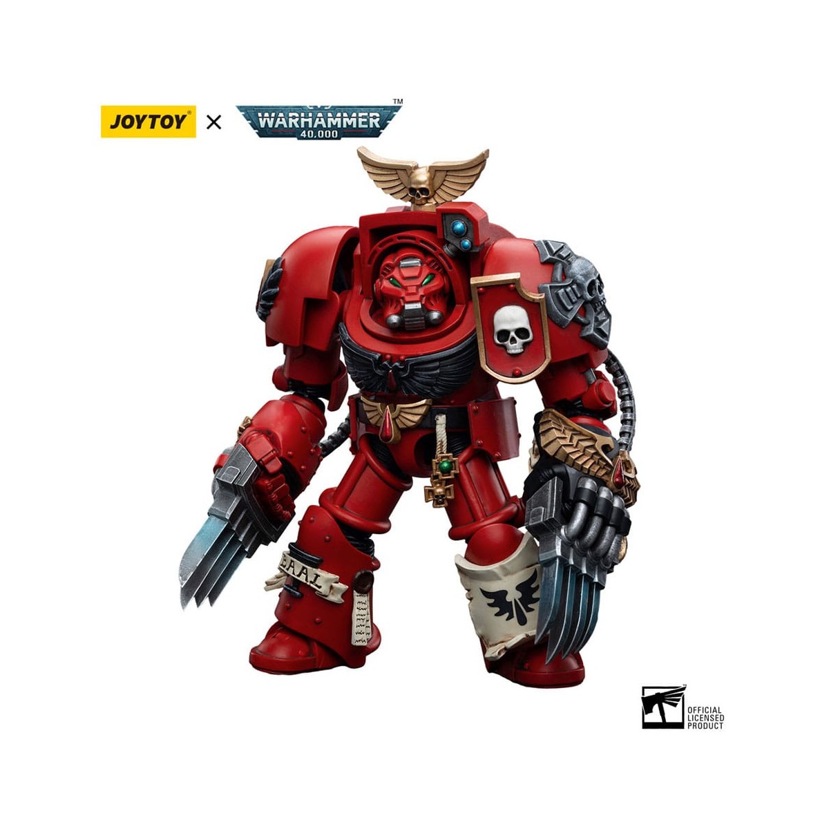JoyToy Space Marine - Angeli del Sangue - Terminatori d'assalto Fratello Nassio 1/18 - Warhammer 40K
