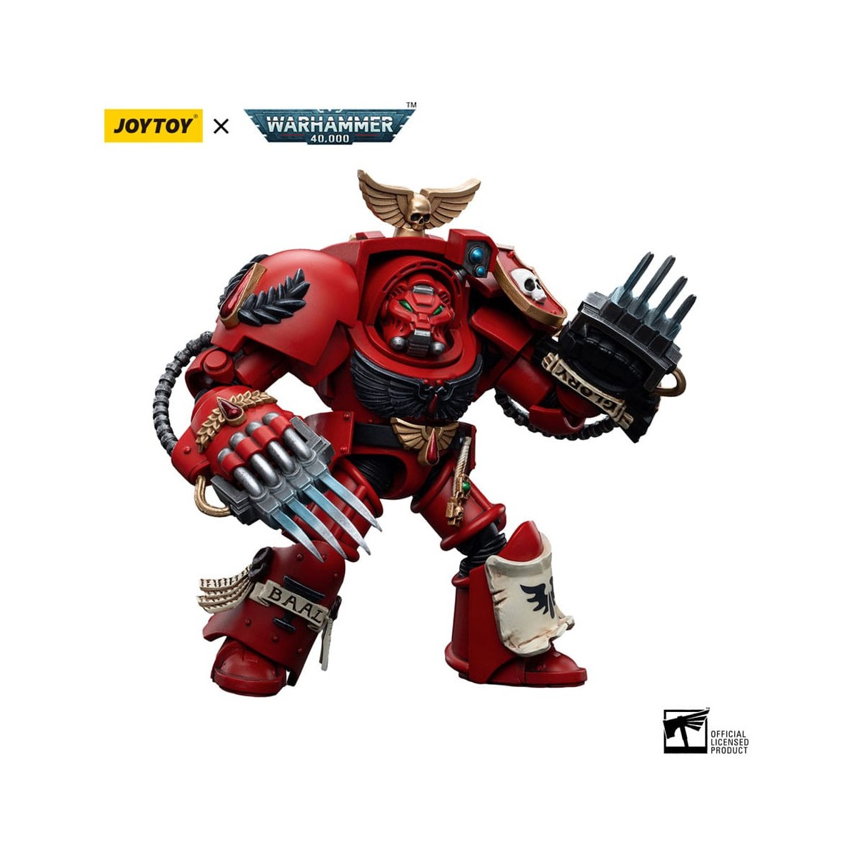 JoyToy Space Marine - Angeli del Sangue - Terminatori d'assalto Fratello Nassio 1/18 - Warhammer 40K