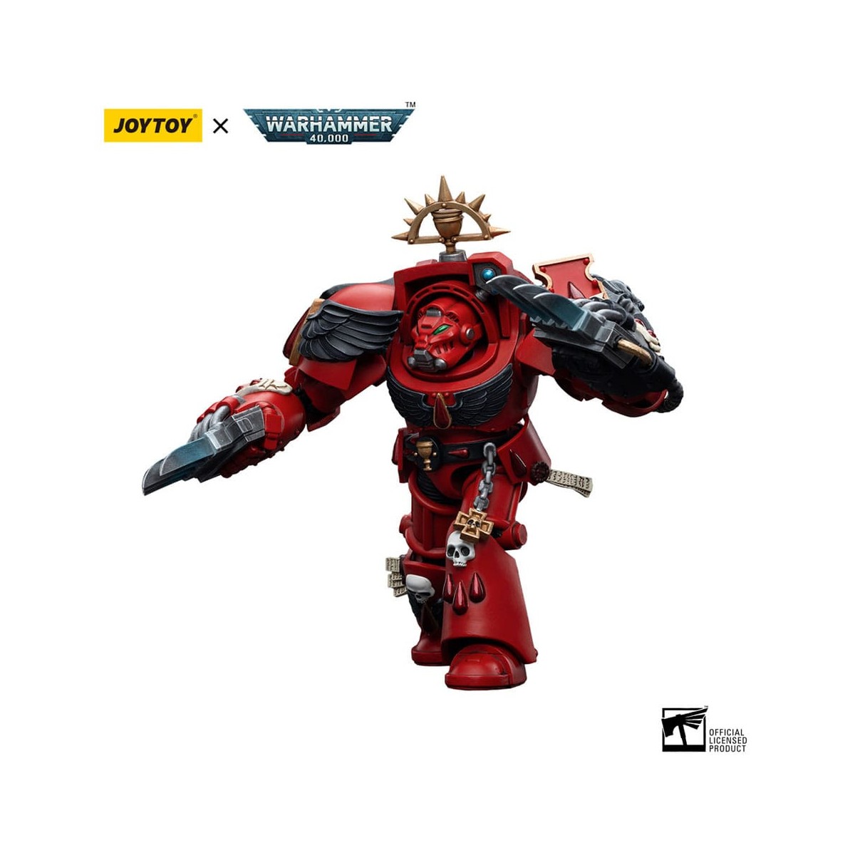 JoyToy Space Marine - Angeli del Sangue - Terminatori d'assalto Fratello Tyborel 1/18 - Warhammer 40K