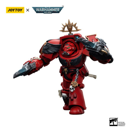 JoyToy Space Marine - Angeli del Sangue - Terminatori d'assalto Fratello Tyborel 1/18 - Warhammer 40K