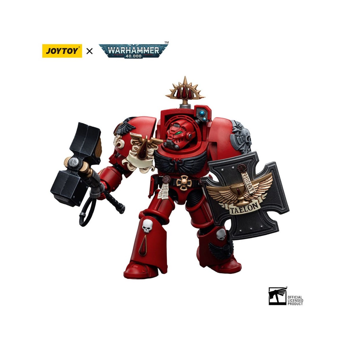 JoyToy Space Marine - Angeli del Sangue - Terminatori d'assalto Fratello Taelon 1/18 - Warhammer 40K