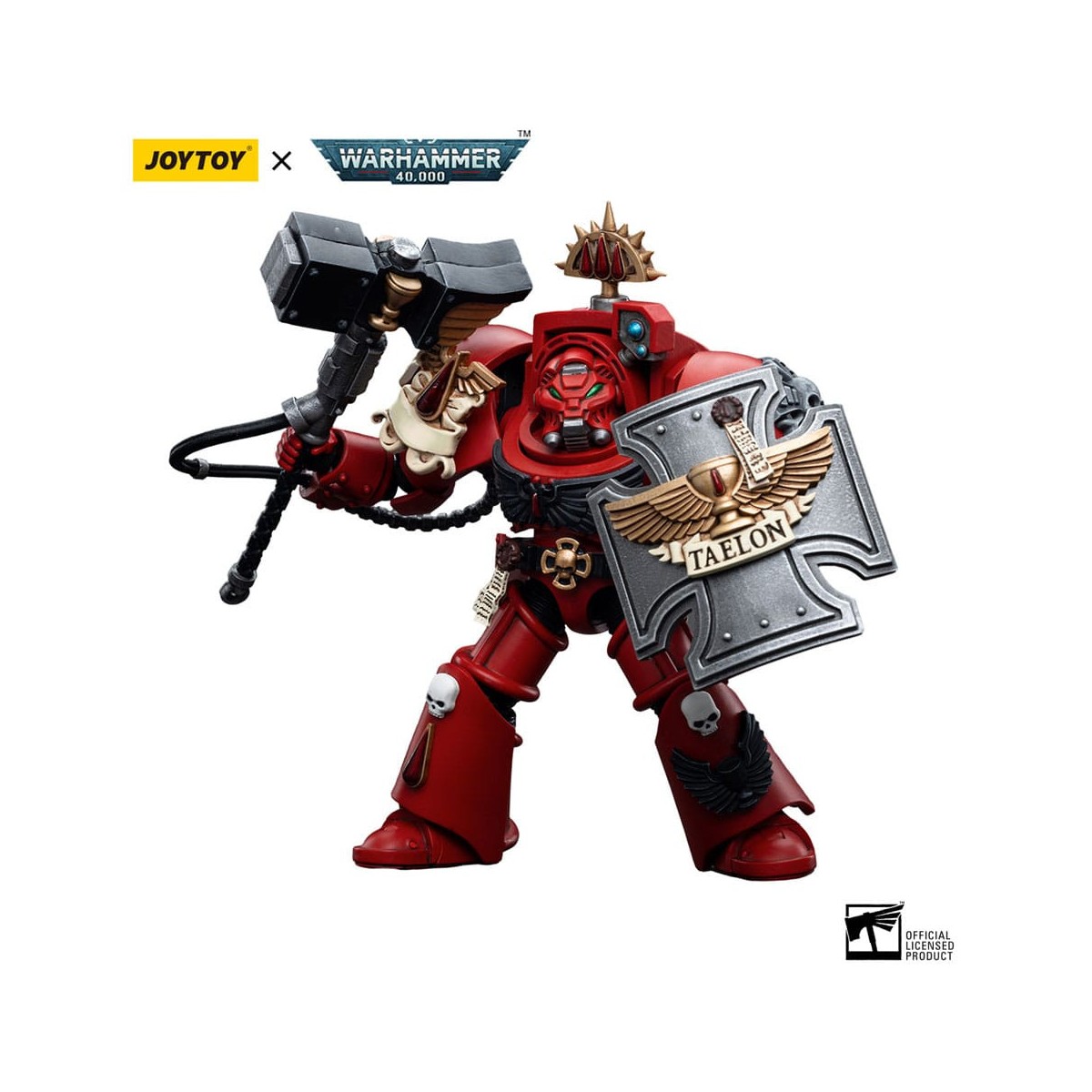JoyToy Space Marine - Angeli del Sangue - Terminatori d'assalto Fratello Taelon 1/18 - Warhammer 40K