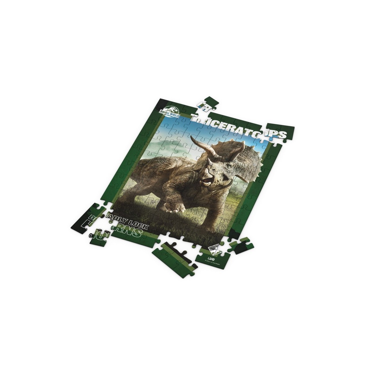 SD Toys - Puzzle Jurassic World effetto 3D - Triceratopo 100 pezzi