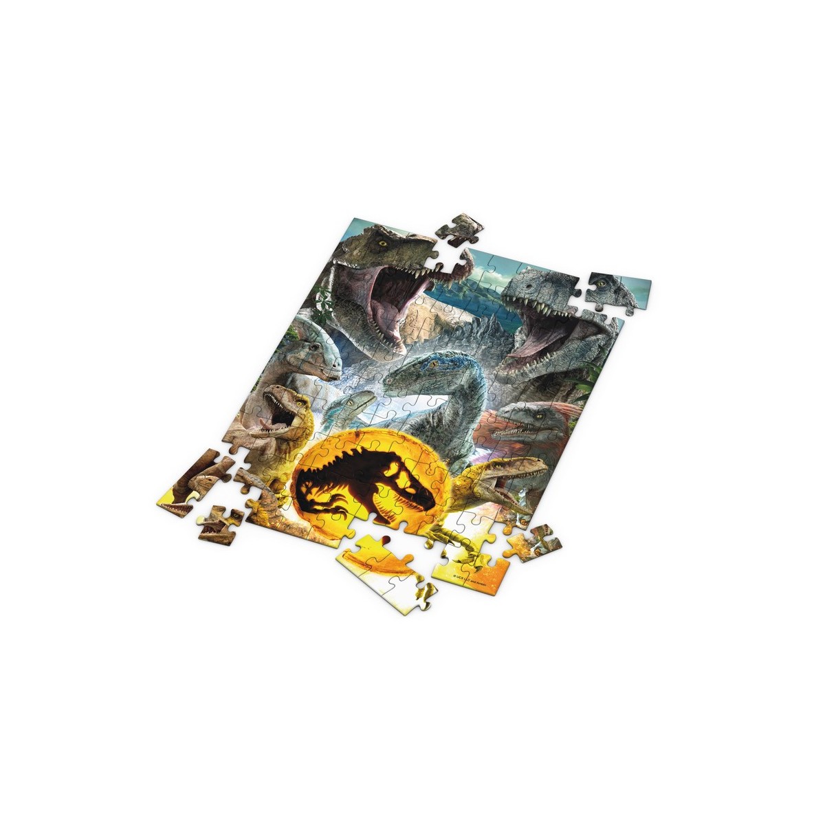 SD Toys - Puzzle Jurassic World effetto 3D - Compo Carnivoro 100 pz