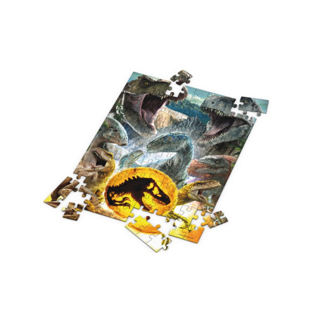 SD Toys - Puzzle Jurassic World effetto 3D - Compo Carnivoro 100 pz