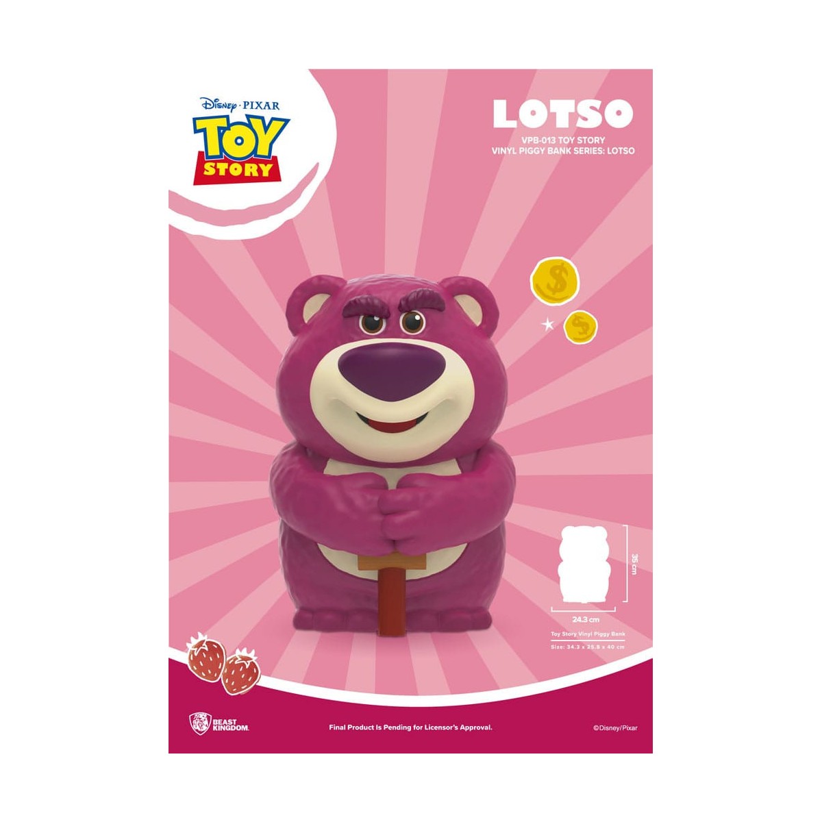 Salvadanaio gigante Beast Kingdom Toy Story 3 - Lotso