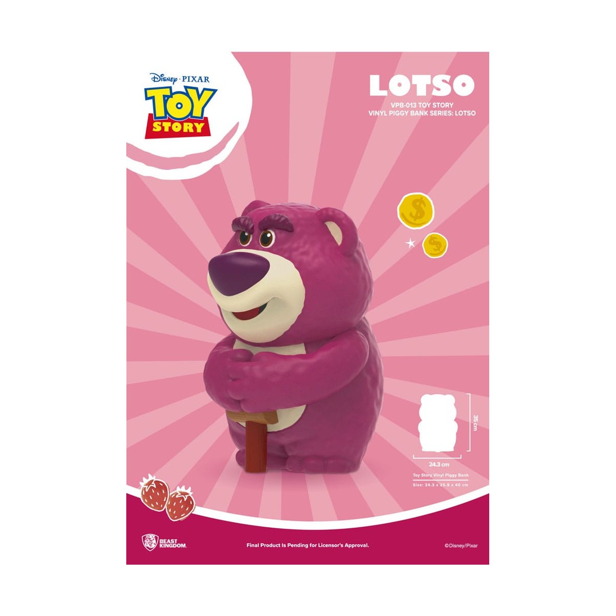 Salvadanaio gigante Beast Kingdom Toy Story 3 - Lotso