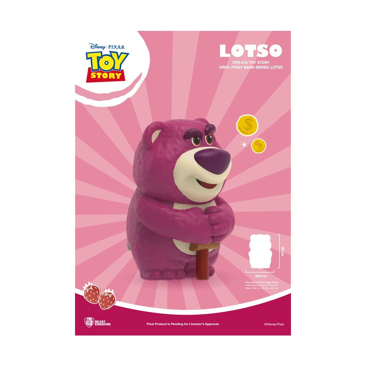 Salvadanaio gigante Beast Kingdom Toy Story 3 - Lotso