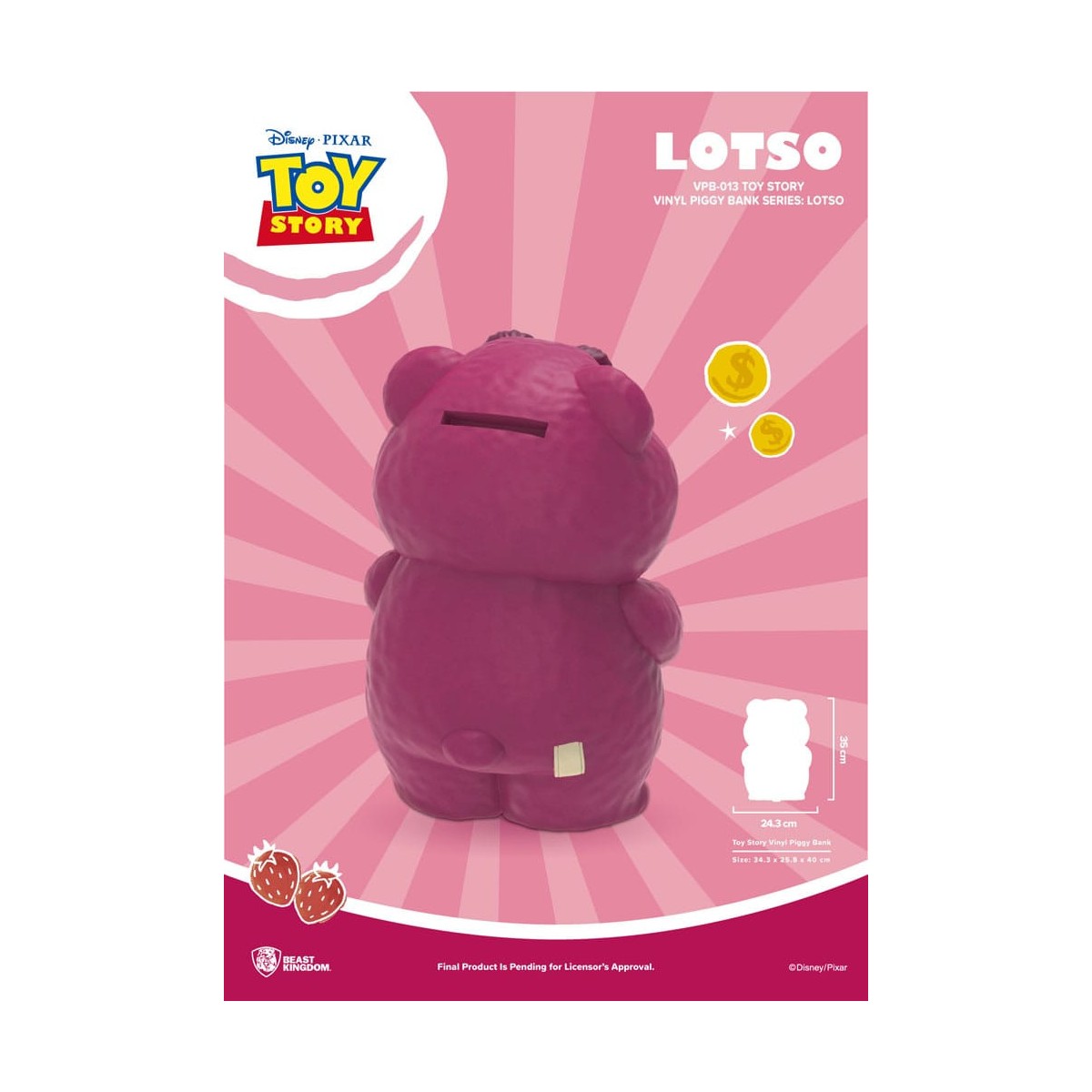 Salvadanaio gigante Beast Kingdom Toy Story 3 - Lotso