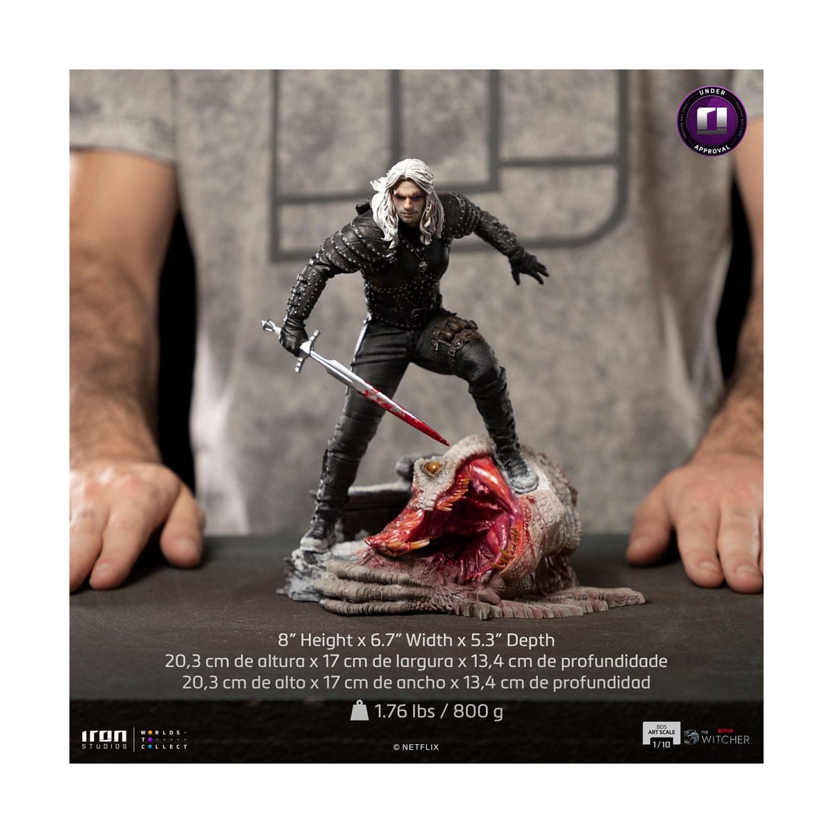 Iron Studios The Witcher - Geralt di Riva BDS Arts Scala 1/10