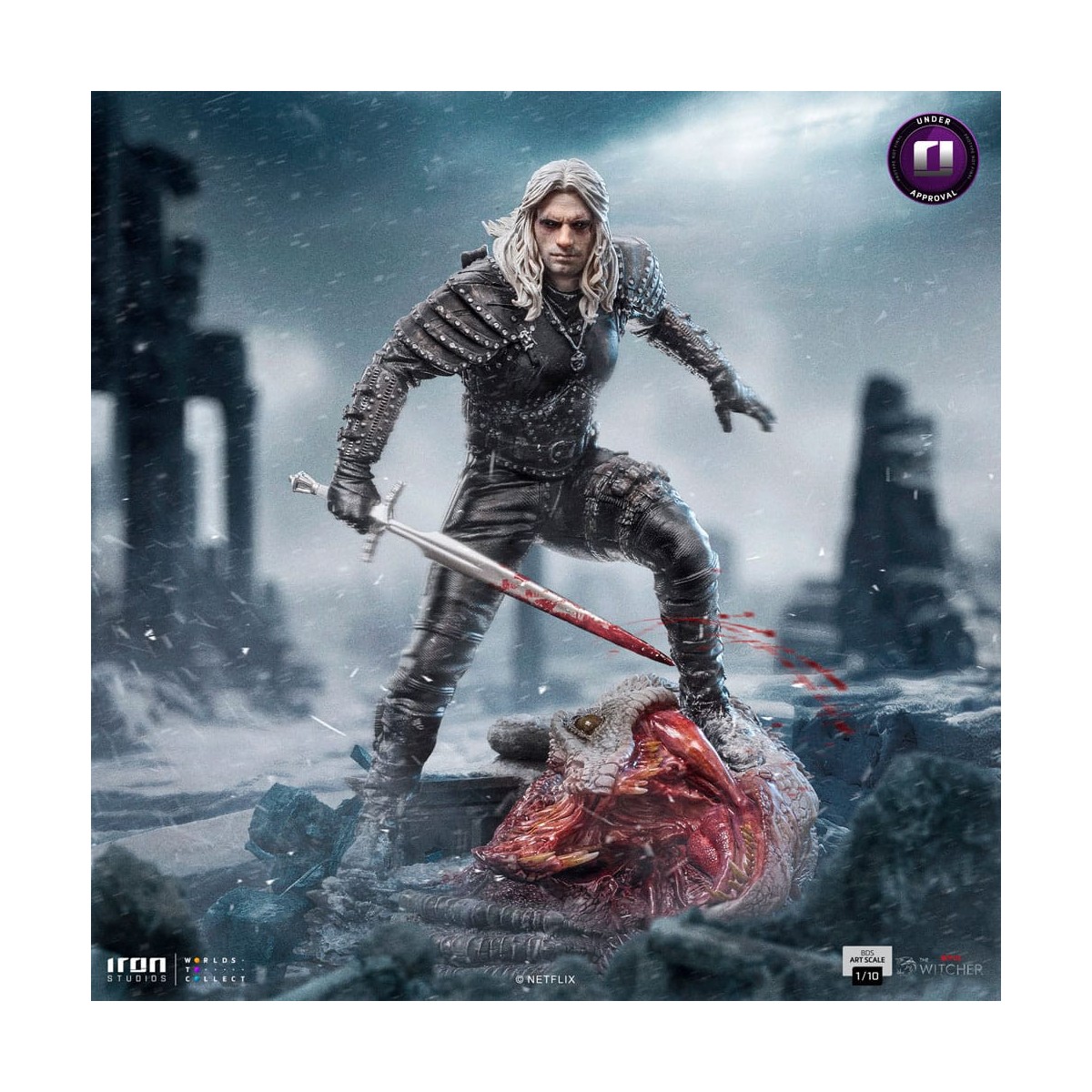 Iron Studios The Witcher - Geralt di Riva BDS Arts Scala 1/10