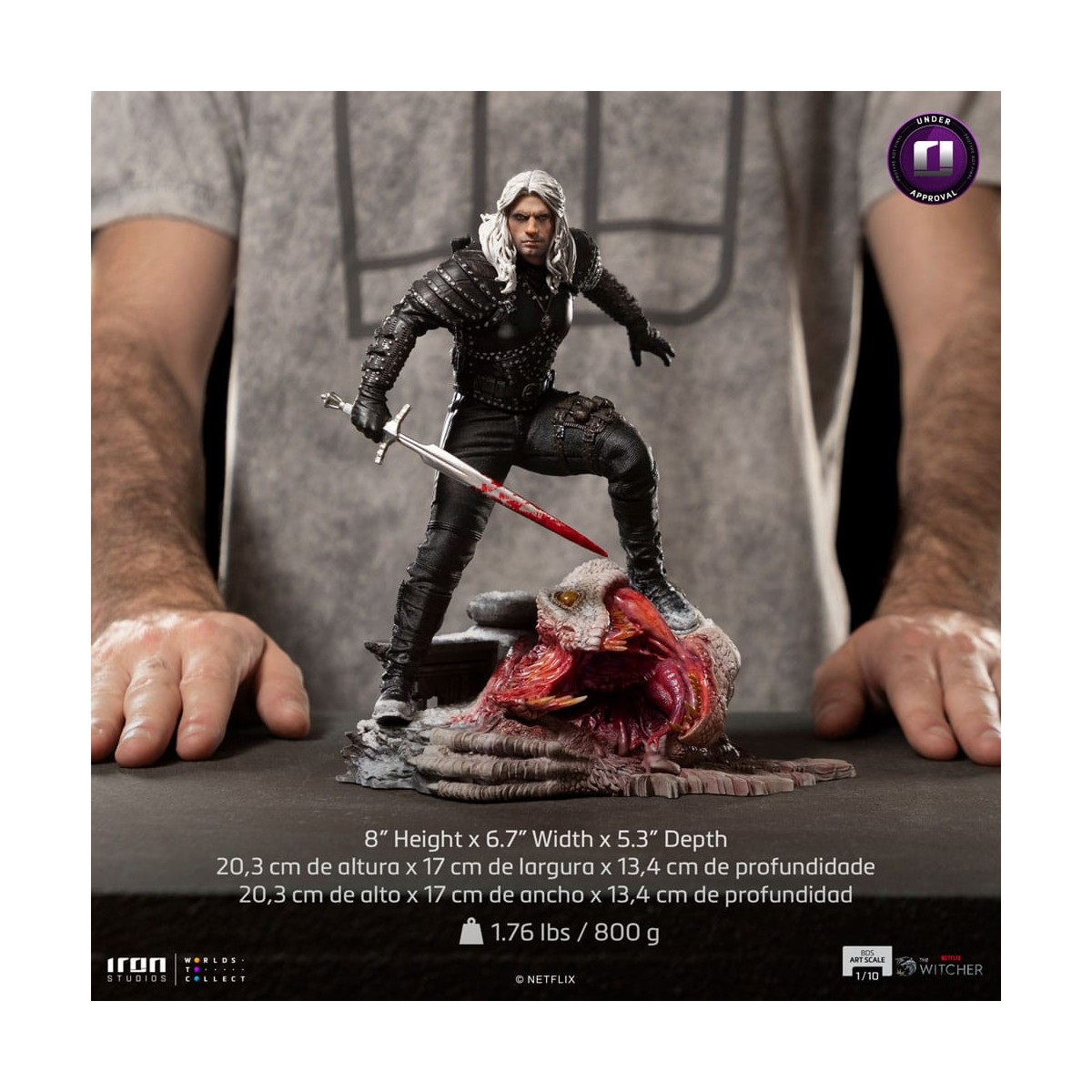 Iron Studios The Witcher - Geralt di Riva BDS Arts Scala 1/10