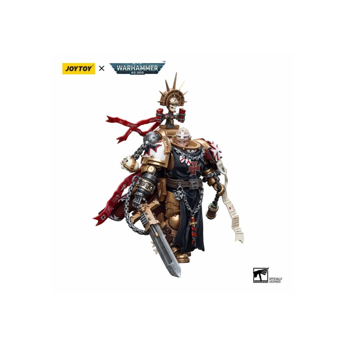 JoyToy Space Marine - Templari Neri - Alto Maresciallo Helbrecht 1/18 - Warhammer 40K