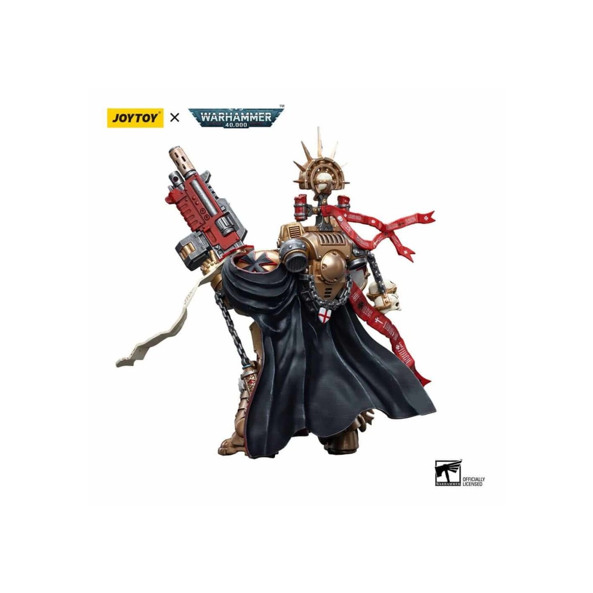 JoyToy Space Marine - Templari Neri - Alto Maresciallo Helbrecht 1/18 - Warhammer 40K