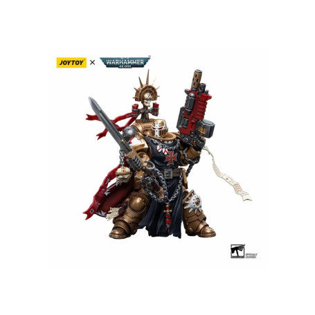 JoyToy Space Marine - Templari Neri - Alto Maresciallo Helbrecht 1/18 - Warhammer 40K