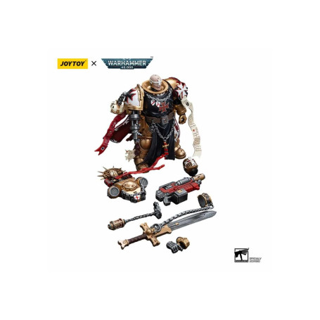 JoyToy Space Marine - Templari Neri - Alto Maresciallo Helbrecht 1/18 - Warhammer 40K