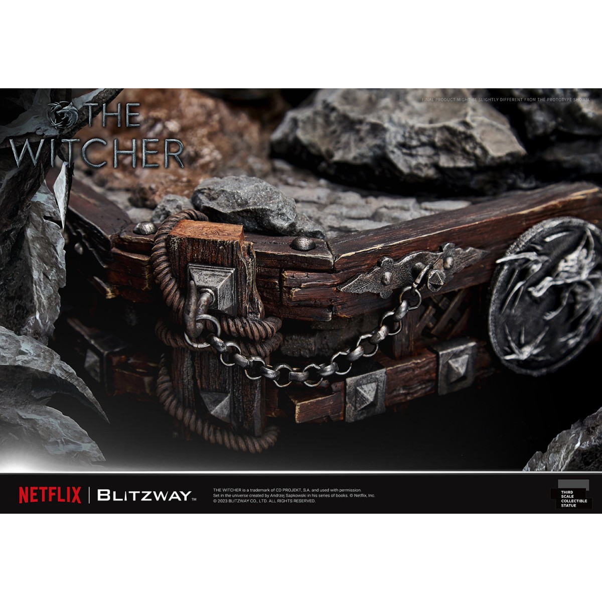 Blitzway - Statua di Geralt di Rivia 1/3 in scala infinita - The Witcher 