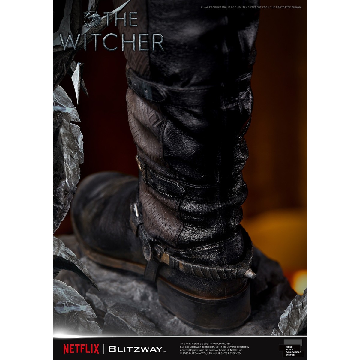 Blitzway - Statua di Geralt di Rivia 1/3 in scala infinita - The Witcher 
