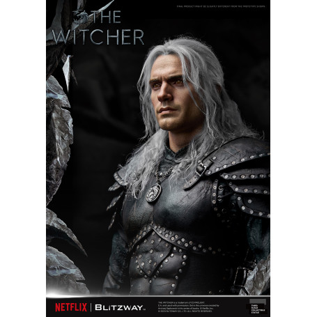 Blitzway - Statua di Geralt di Rivia 1/3 in scala infinita - The Witcher 
