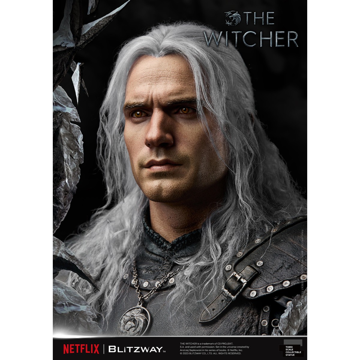 Blitzway - Statua di Geralt di Rivia 1/3 in scala infinita - The Witcher 
