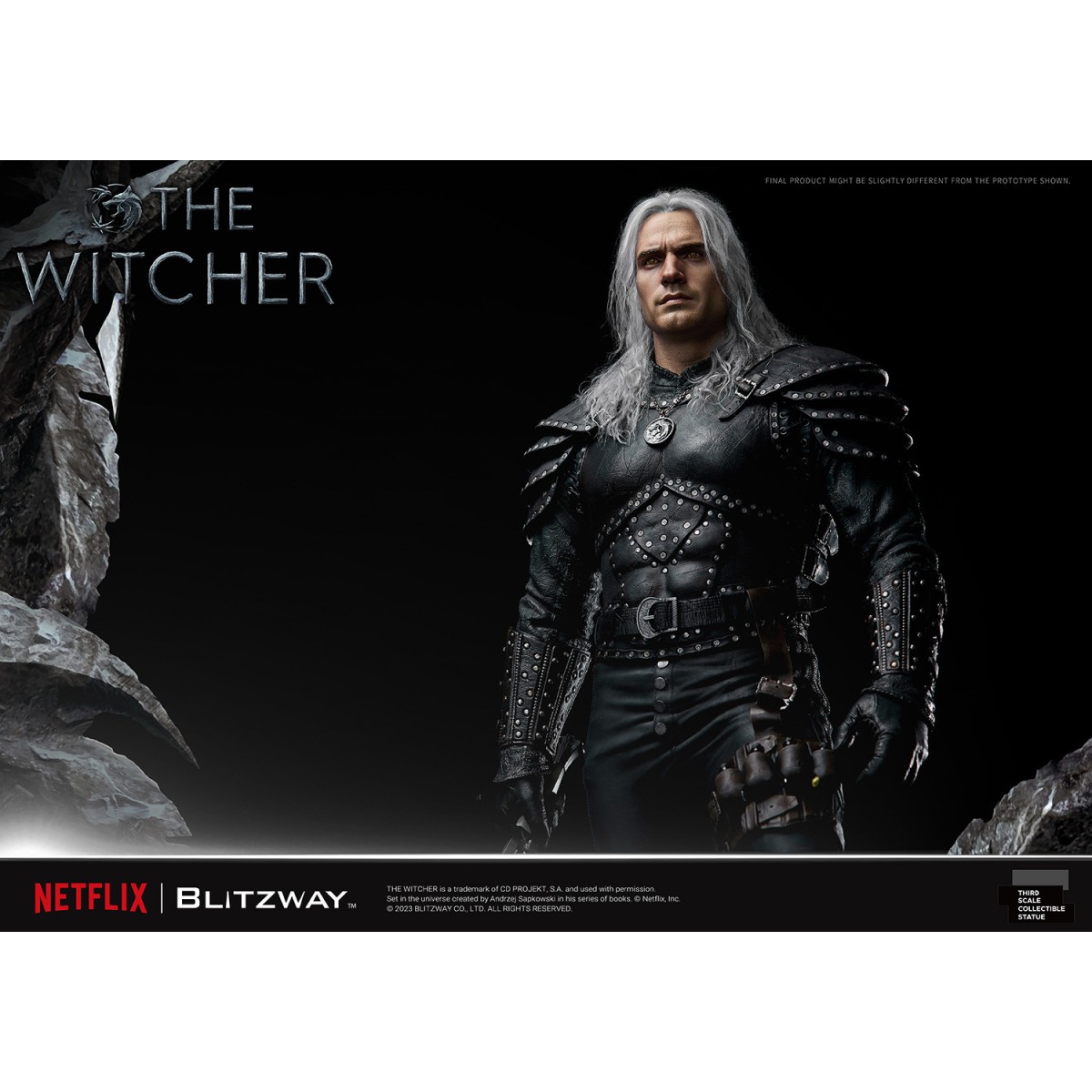 Blitzway - Statua di Geralt di Rivia 1/3 in scala infinita - The Witcher 