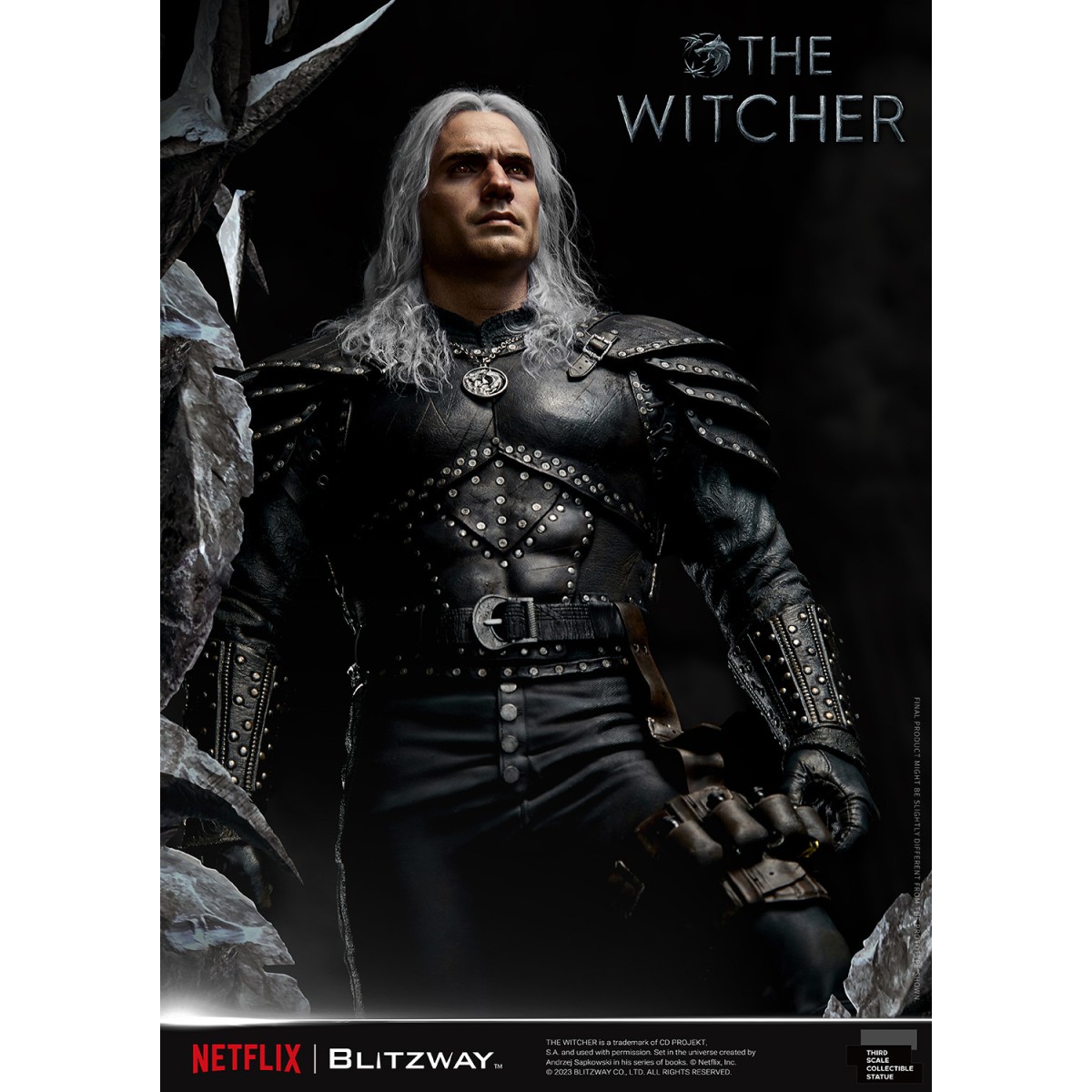 Blitzway - Statua di Geralt di Rivia 1/3 in scala infinita - The Witcher 