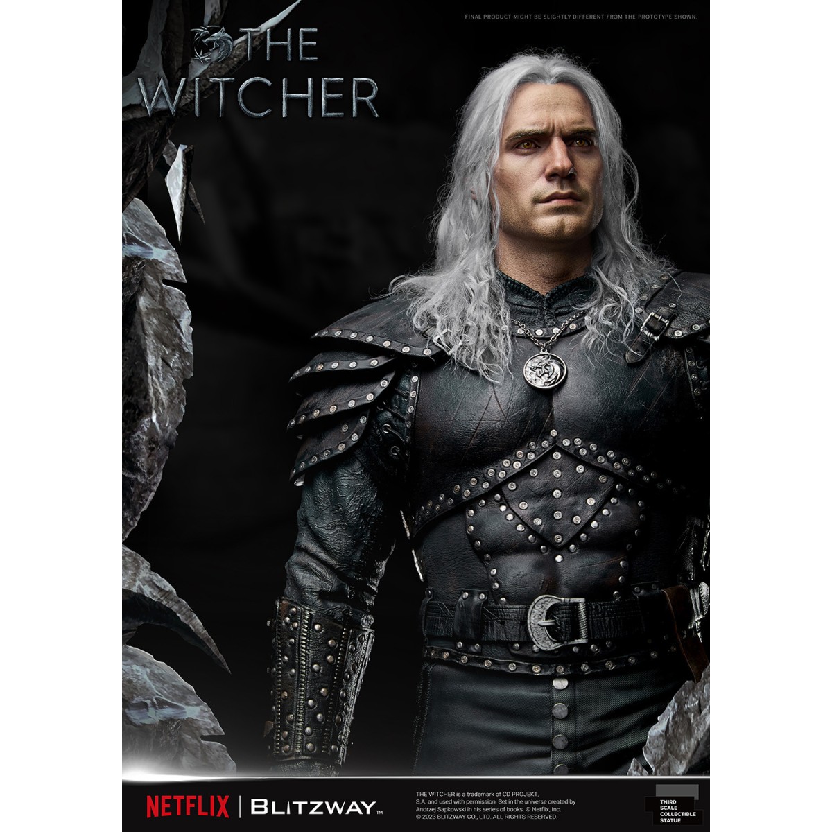 Blitzway - Statua di Geralt di Rivia 1/3 in scala infinita - The Witcher 