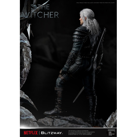 Blitzway - Statua di Geralt di Rivia 1/3 in scala infinita - The Witcher 