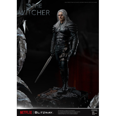 Blitzway - Statua di Geralt di Rivia 1/3 in scala infinita - The Witcher 