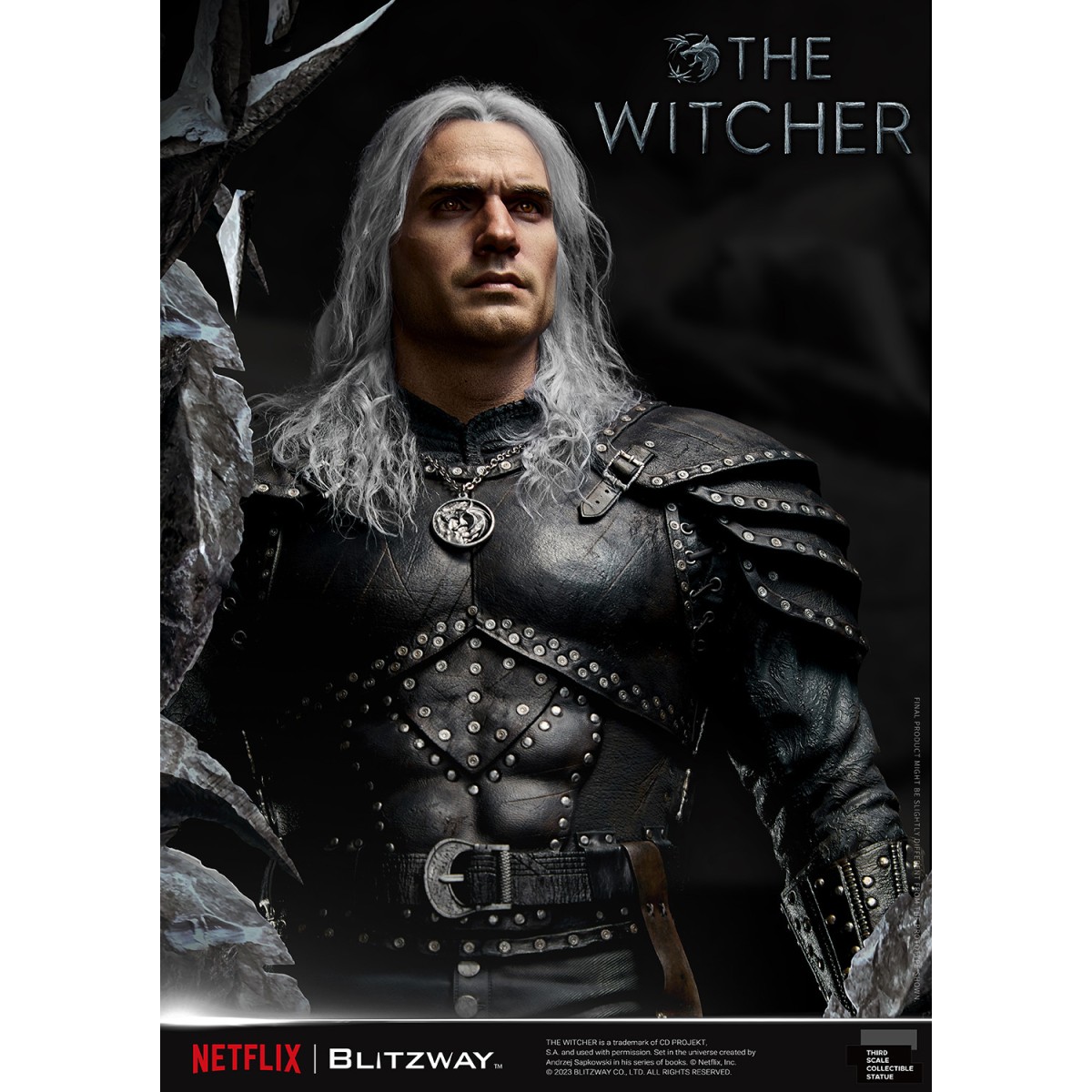 Blitzway - Statua di Geralt di Rivia 1/3 in scala infinita - The Witcher 