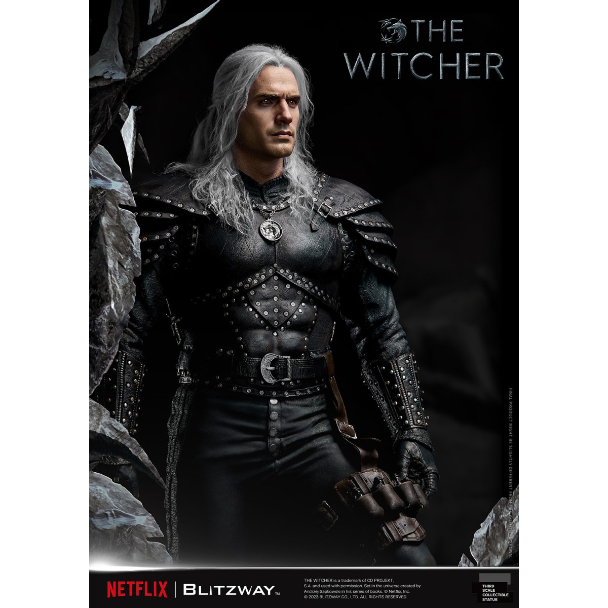 Blitzway - Statua di Geralt di Rivia 1/3 in scala infinita - The Witcher 