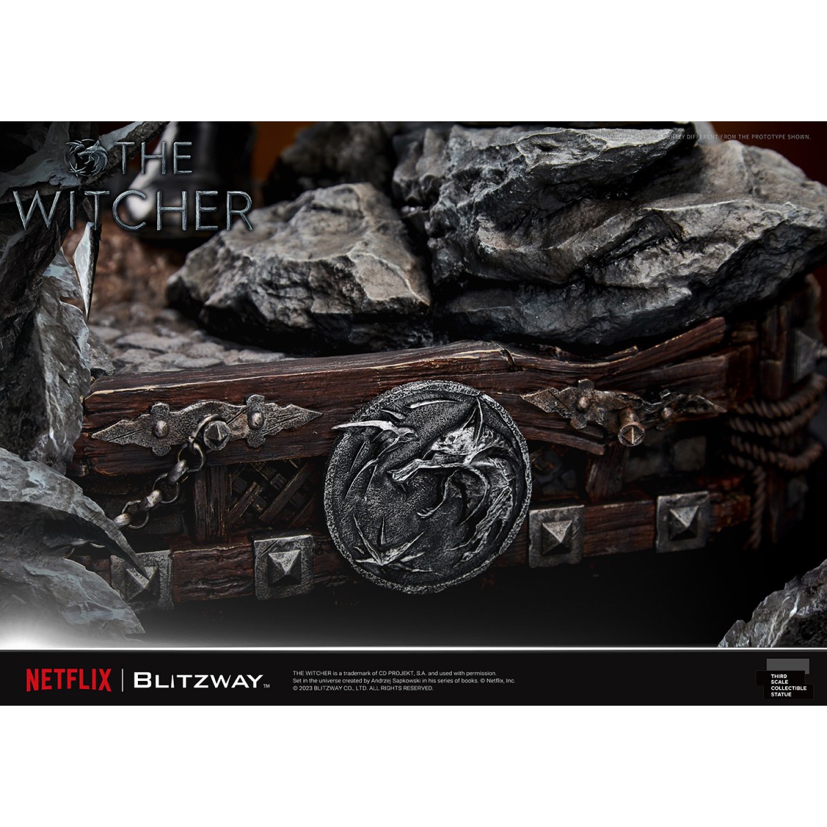 Blitzway - Statua di Geralt di Rivia 1/3 in scala infinita - The Witcher 