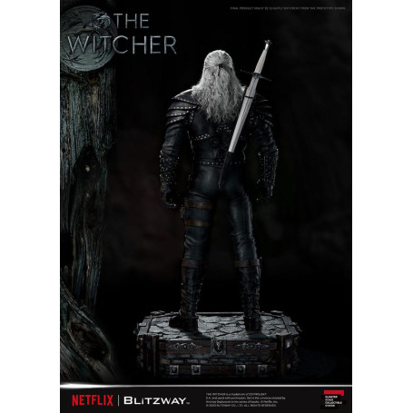 Blitzway - Statua di Geralt di Rivia 1/4 in scala superba - The Witcher