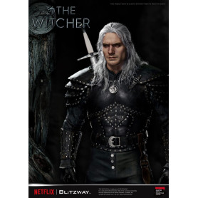 Blitzway - Statua di Geralt di Rivia 1/4 in scala superba - The Witcher