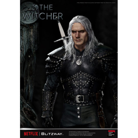 Blitzway - Statua di Geralt di Rivia 1/4 in scala superba - The Witcher