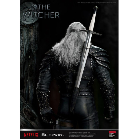 Blitzway - Statua di Geralt di Rivia 1/4 in scala superba - The Witcher