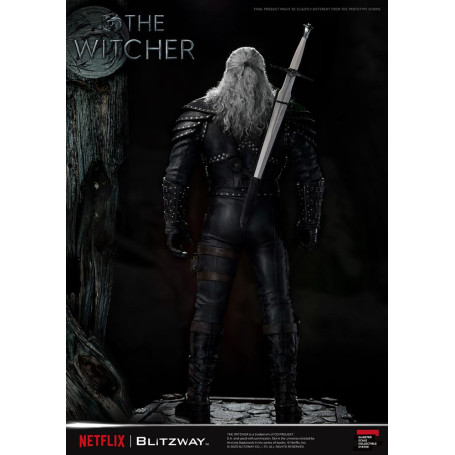 Blitzway - Statua di Geralt di Rivia 1/4 in scala superba - The Witcher