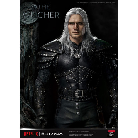 Blitzway - Statua di Geralt di Rivia 1/4 in scala superba - The Witcher