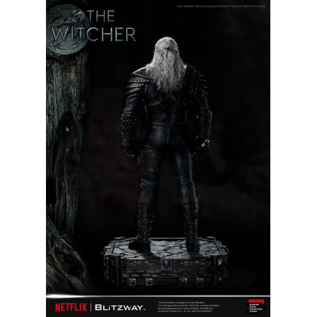 Blitzway - Statua di Geralt di Rivia 1/4 in scala superba - The Witcher