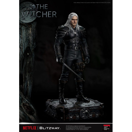 Blitzway - Statua di Geralt di Rivia 1/4 in scala superba - The Witcher
