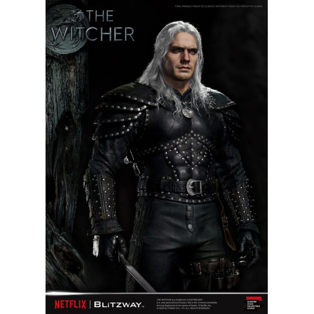 Blitzway - Statua di Geralt di Rivia 1/4 in scala superba - The Witcher