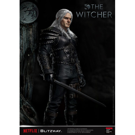 Blitzway - Statua di Geralt di Rivia 1/4 in scala superba - The Witcher