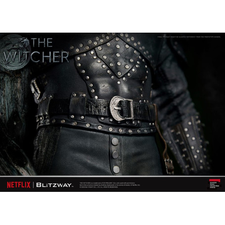 Blitzway - Statua di Geralt di Rivia 1/4 in scala superba - The Witcher