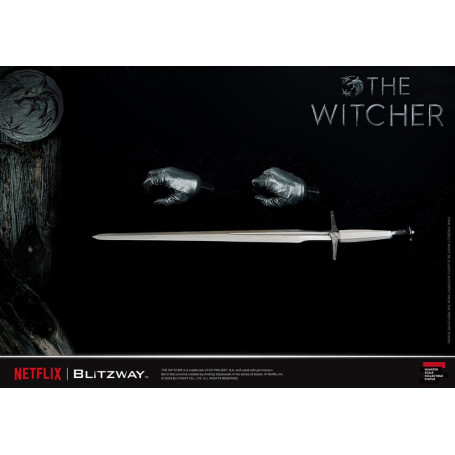 Blitzway - Statua di Geralt di Rivia 1/4 in scala superba - The Witcher