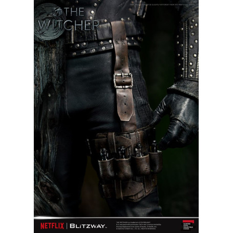 Blitzway - Statua di Geralt di Rivia 1/4 in scala superba - The Witcher