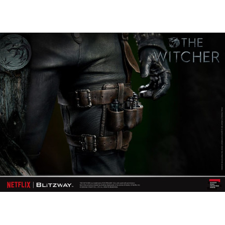 Blitzway - Statua di Geralt di Rivia 1/4 in scala superba - The Witcher