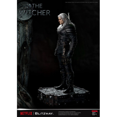 Blitzway - Statua di Geralt di Rivia 1/4 in scala superba - The Witcher