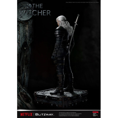 Blitzway - Statua di Geralt di Rivia 1/4 in scala superba - The Witcher