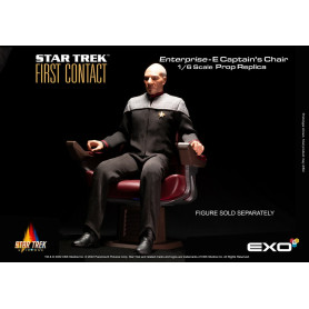 EXO-6 - Star Trek: Il primo contatto - Sedia del capitano in scala 1:6 Replica di scena